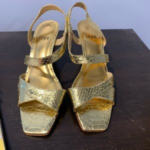 Gold IMPO heels